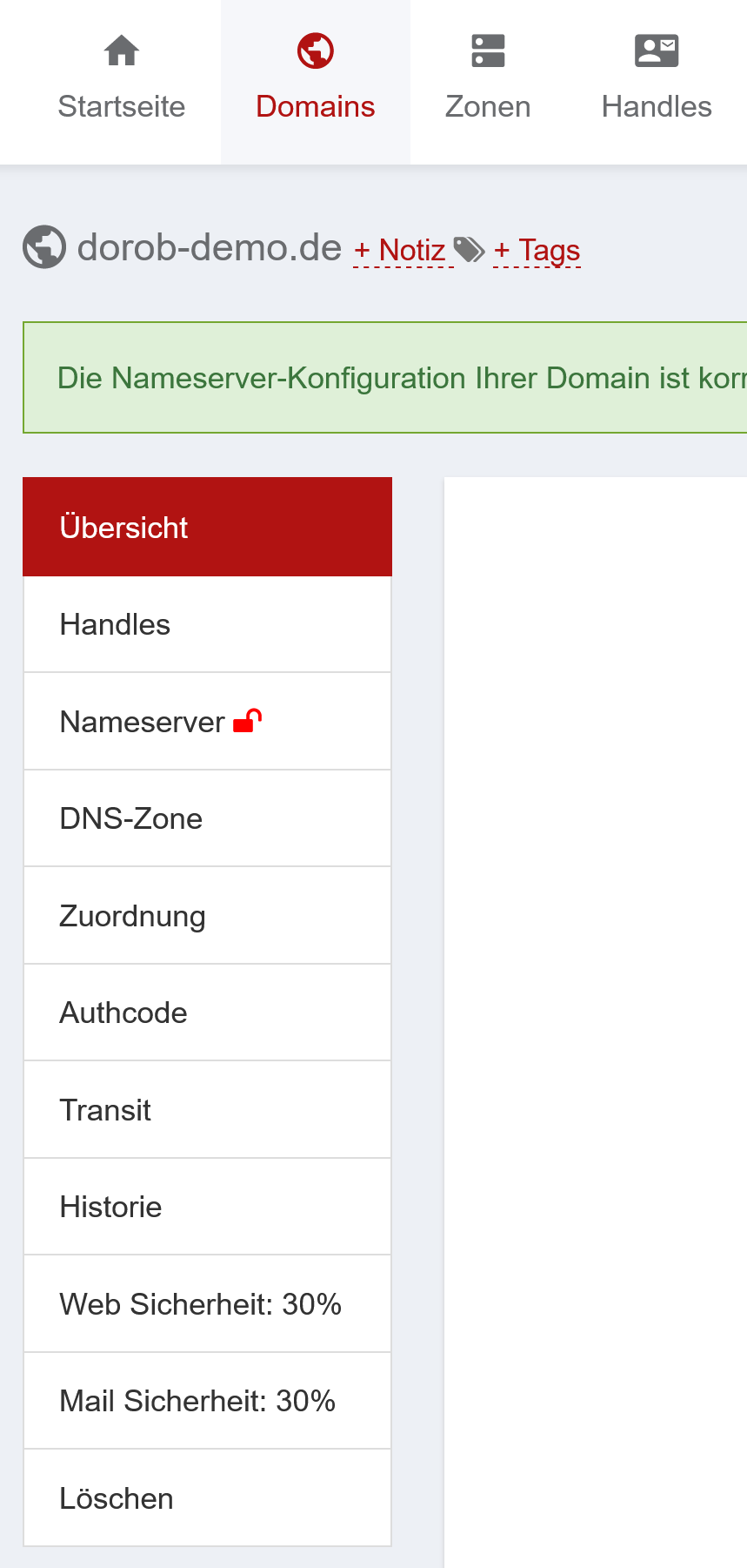 Domain Robot at mobile